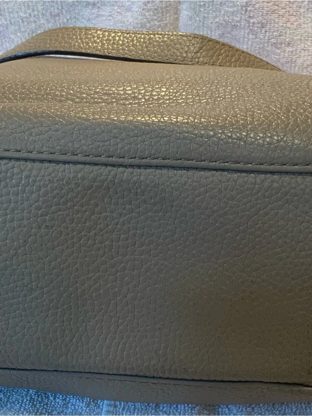 Michael Kors Tan Leather Bag, 9 inches high, 13 inches wide